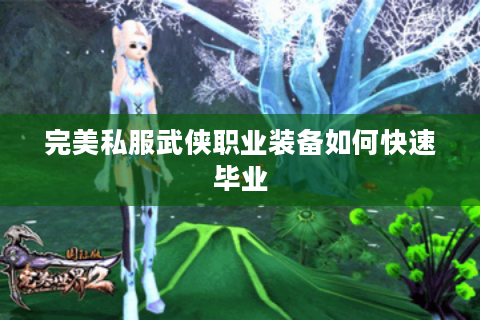 完美私服武侠职业装备如何快速毕业