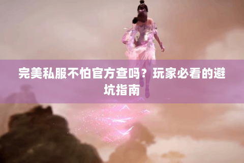 完美私服不怕官方查吗？玩家必看的避坑指南