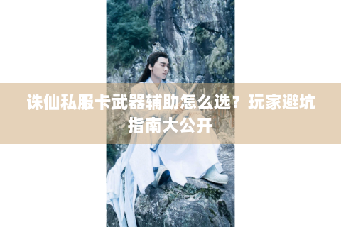 诛仙私服卡武器辅助怎么选？玩家避坑指南大公开