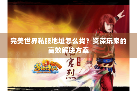 完美世界私服地址怎么找？资深玩家的高效解决方案