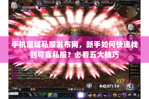 手机魔域私服发布网，新手如何快速找到可靠私服？必看五大技巧