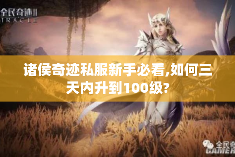 诸侯奇迹私服新手必看,如何三天内升到100级?