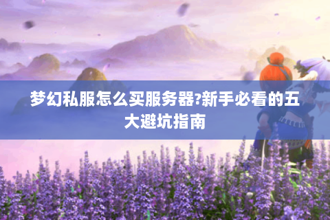 梦幻私服怎么买服务器?新手必看的五大避坑指南