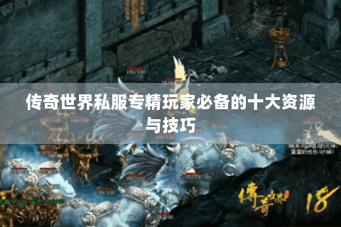 传奇世界私服专精玩家必备的十大资源与技巧
