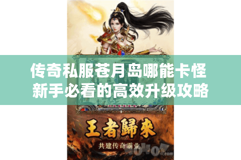 传奇私服苍月岛哪能卡怪 新手必看的高效升级攻略