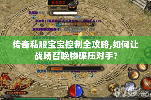 传奇私服宝宝控制全攻略,如何让战场召唤物碾压对手?