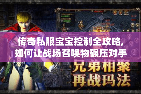 传奇私服宝宝控制全攻略,如何让战场召唤物碾压对手?
