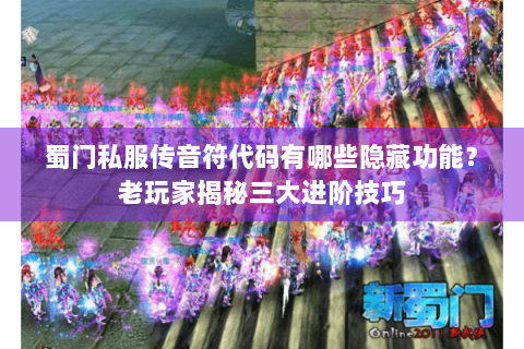 蜀门私服传音符代码有哪些隐藏功能？老玩家揭秘三大进阶技巧
