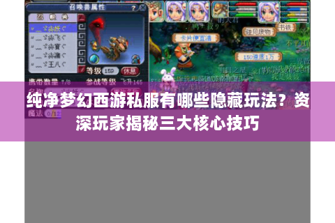 纯净梦幻西游私服有哪些隐藏玩法？资深玩家揭秘三大核心技巧