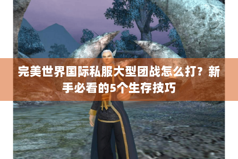 完美世界国际私服大型团战怎么打？新手必看的5个生存技巧