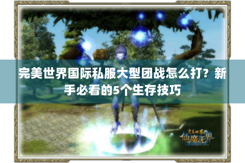 完美世界国际私服大型团战怎么打？新手必看的5个生存技巧