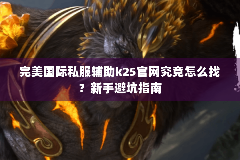 完美国际私服辅助k25官网究竟怎么找？新手避坑指南