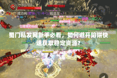 蜀门私发网新手必看，如何避开陷阱快速获取稳定资源？