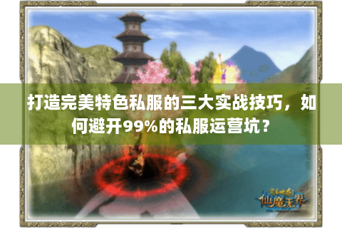 打造完美特色私服的三大实战技巧，如何避开99%的私服运营坑？