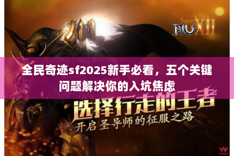 全民奇迹sf2025新手必看，五个关键问题解决你的入坑焦虑