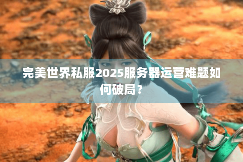 完美世界私服2025服务器运营难题如何破局？