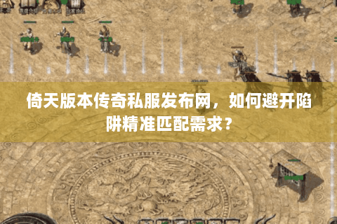 倚天版本传奇私服发布网，如何避开陷阱精准匹配需求？