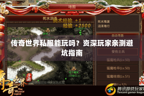 传奇世界私服能玩吗？资深玩家亲测避坑指南