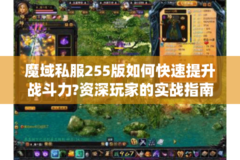 魔域私服255版如何快速提升战斗力?资深玩家的实战指南
