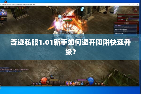 奇迹私服1.01新手如何避开陷阱快速升级？