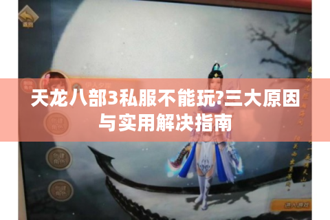 天龙八部3私服不能玩?三大原因与实用解决指南