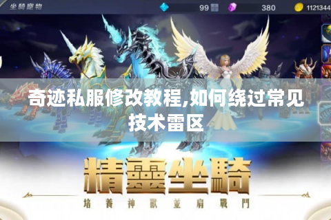 奇迹私服修改教程,如何绕过常见技术雷区