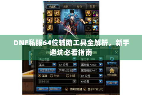 DNF私服64位辅助工具全解析，新手避坑必看指南