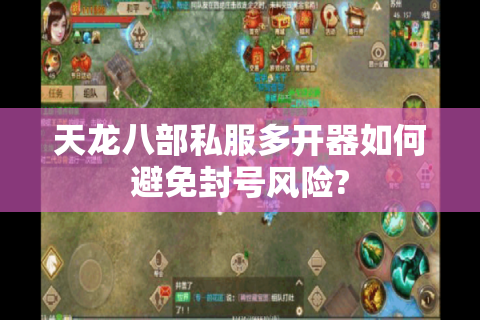 天龙八部私服多开器如何避免封号风险?