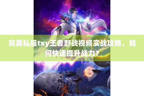 完美私服txy王者野战视频实战攻略，如何快速提升战力？