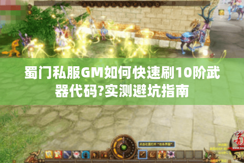 蜀门私服GM如何快速刷10阶武器代码?实测避坑指南