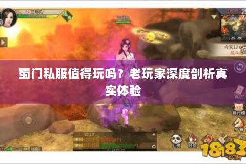 蜀门私服值得玩吗？老玩家深度剖析真实体验