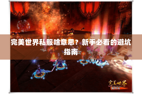 完美世界私服啥意思？新手必看的避坑指南