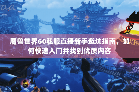 魔兽世界60私服直播新手避坑指南，如何快速入门并找到优质内容