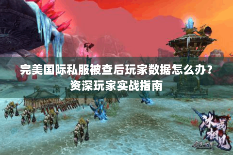 完美国际私服被查后玩家数据怎么办？资深玩家实战指南