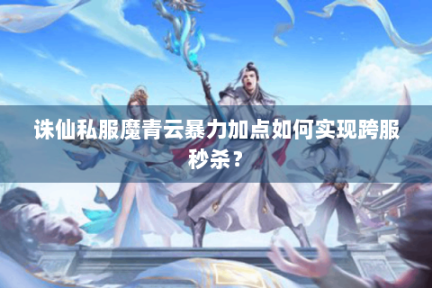 诛仙私服魔青云暴力加点如何实现跨服秒杀？