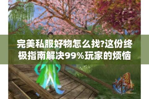 完美私服好物怎么找?这份终极指南解决99%玩家的烦恼