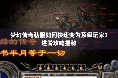 梦幻传奇私服如何快速变为顶级玩家？进阶攻略揭秘
