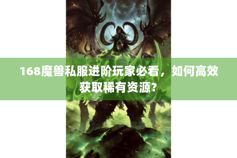 168魔兽私服进阶玩家必看，如何高效获取稀有资源？