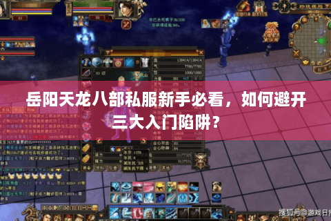 岳阳天龙八部私服新手必看，如何避开三大入门陷阱？