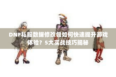 DNF私服数据修改包如何快速提升游戏体验？5大实战技巧揭秘