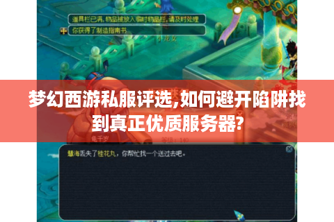 梦幻西游私服评选,如何避开陷阱找到真正优质服务器?