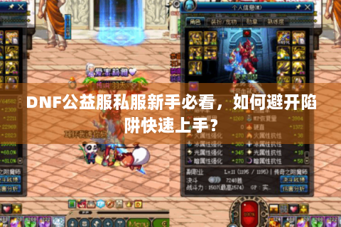 DNF公益服私服新手必看，如何避开陷阱快速上手？