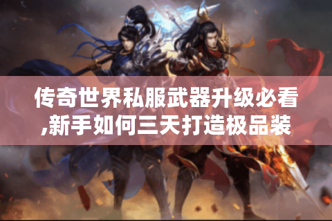 传奇世界私服武器升级必看,新手如何三天打造极品装备?