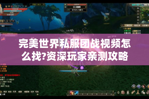 完美世界私服团战视频怎么找?资深玩家亲测攻略