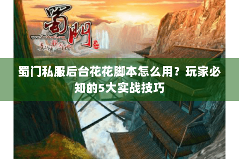 蜀门私服后台花花脚本怎么用？玩家必知的5大实战技巧