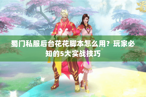 蜀门私服后台花花脚本怎么用？玩家必知的5大实战技巧