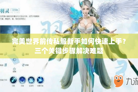 完美世界前传私服新手如何快速上手？三个关键步骤解决难题