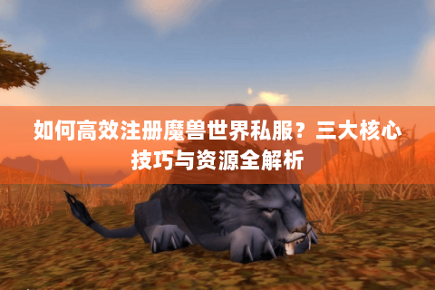 如何高效注册魔兽世界私服？三大核心技巧与资源全解析