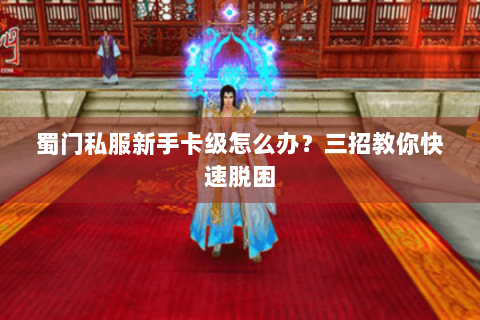 蜀门私服新手卡级怎么办？三招教你快速脱困