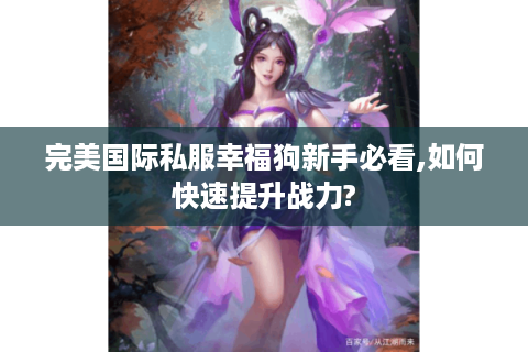 完美国际私服幸福狗新手必看,如何快速提升战力?